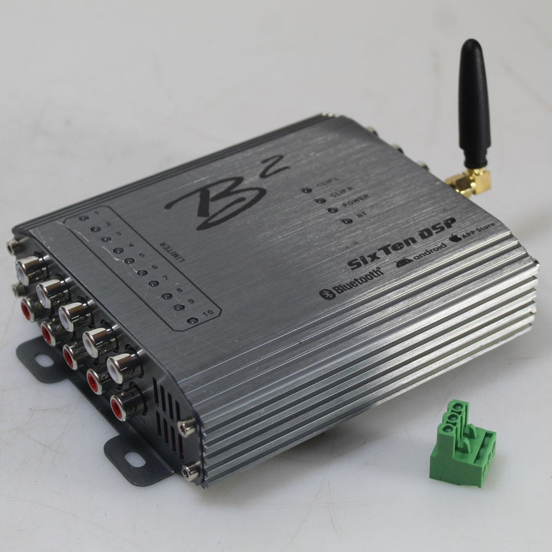 B2 Audio Metallic 4v 10 Ch DSP w/ BT IOS/Android App 96 KHz - 32 Bit OPEN BOX