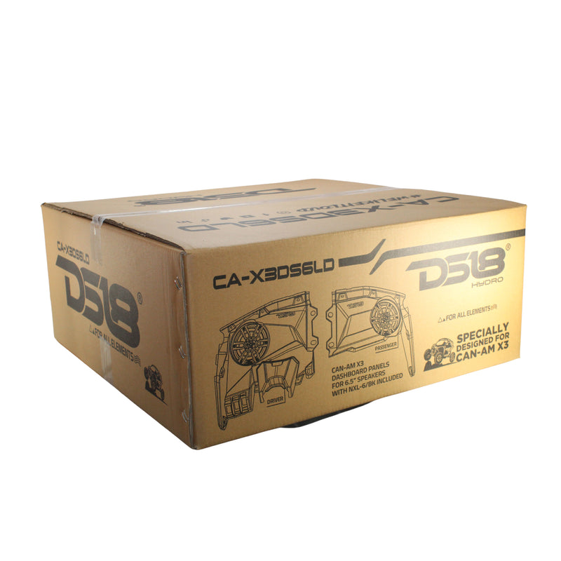 DS18 CAN-AM X3 Dashboard Panel Loaded With 6.5" Speakers DS-CA-X3DS6