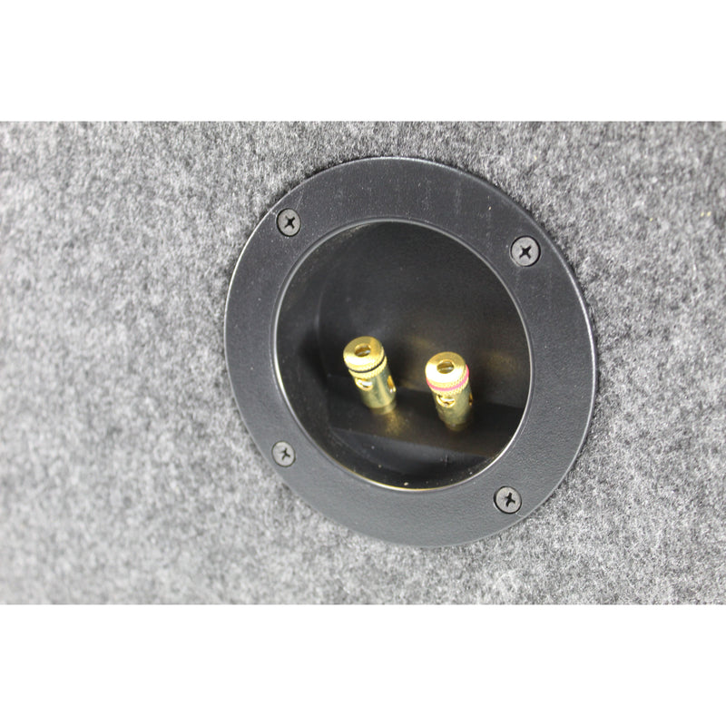 Dual 10” Sealed Carpeted Subwoofer Box Made w/ Heavy-Duty MDF Construction