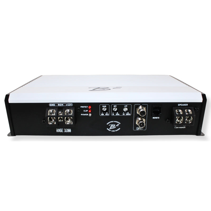 Sundown Pair of 12" U-Series D4 Subs & RAGE-3200 Amp w/ Dual Vented Enclosure