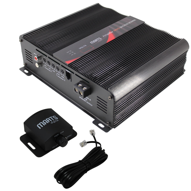 Marts Digital Amplifier Monoblock Full Range Class D 3000W 2 Ohm MXD-3000-2