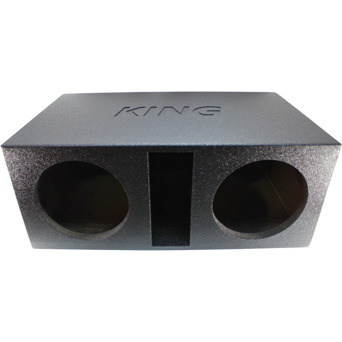 Dual 10" SPL Front Ported Sprayed Finish Universal King Box | AK-10DVXL