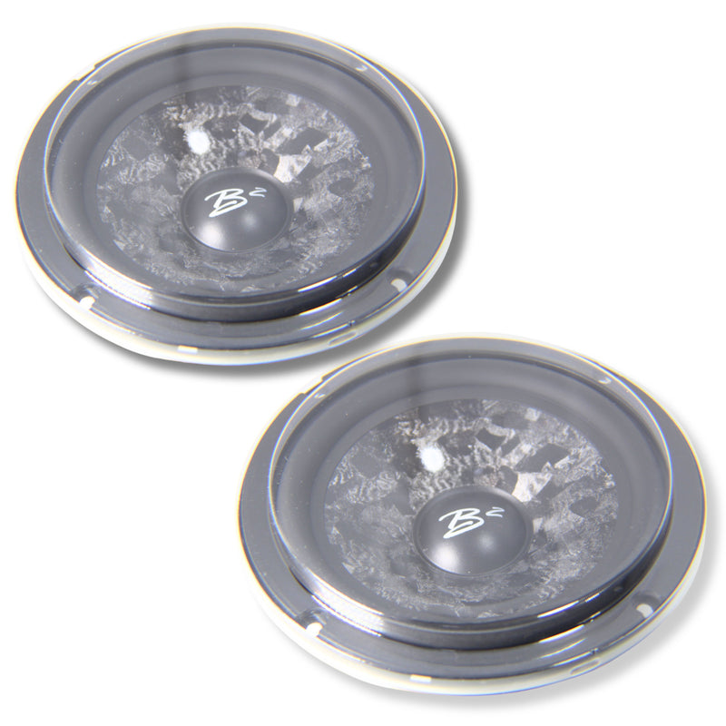 B2 Audio 2-Way 4-Ohm Component Set RIOT 6.5" With 1" Tweeter & Crossover RIOT61