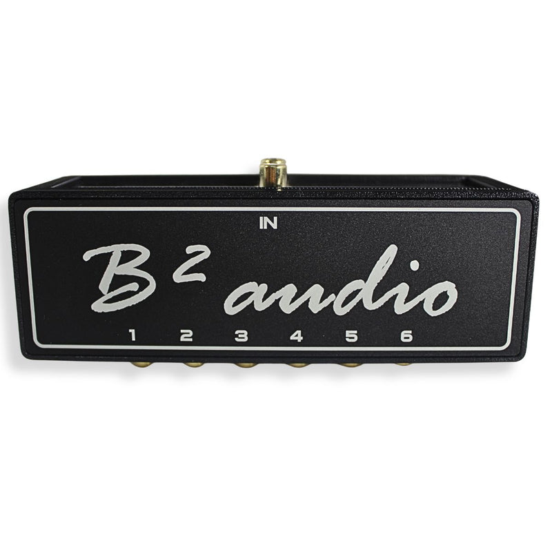 B2 Audio 1-to-6 Pair Cockbox RCA Splitter Distribution Block