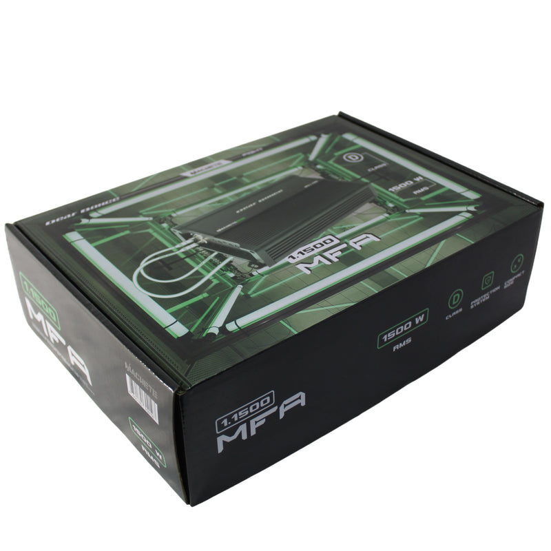 Deaf Bonce 1500 Watt RMS 1 Ohm  Class D Machete Monoblock Amplifier MFA-1.1500
