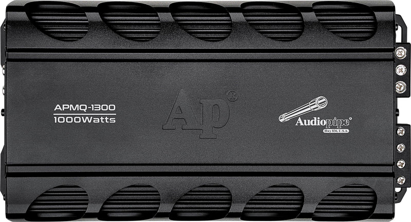 1000 Watts 1-Ohm Monoblock Class D Mini Car Audio Amplifier Audiopipe APMQ-1300