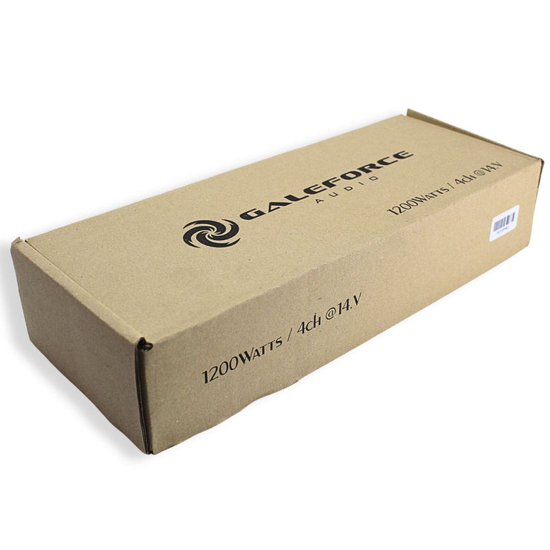 4 Ch 1200W RMS 2 Ohm Class D Korean Car Audio Amplifier Galeforce Audio K1200.4