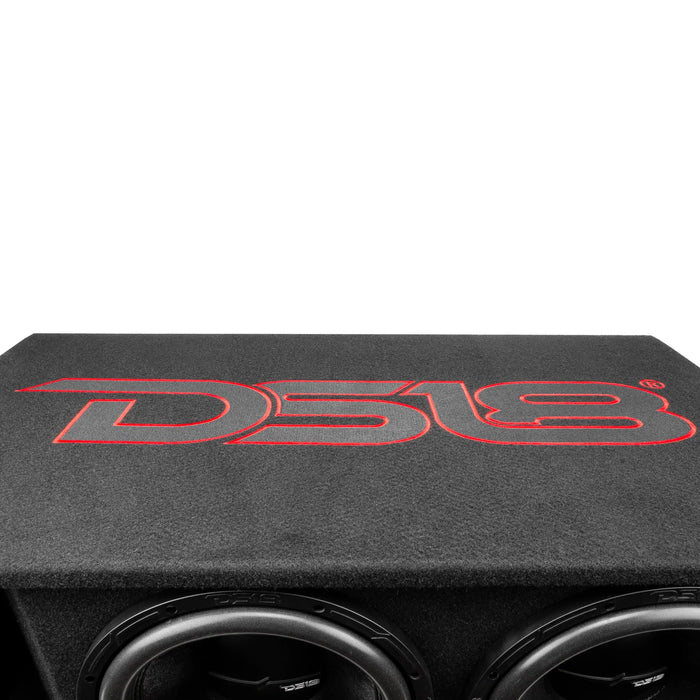 DS18 Bass Package 2 x 12 Subwoofers 3000W Ported Box /w 1Ch Amplifier & Amp Kit