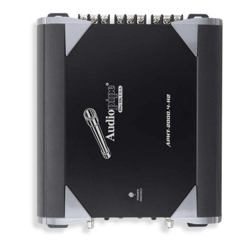 Audiopipe 1200W 2-Ohm Class D 4-Channel Car Audio Brazilian Style Amplifier