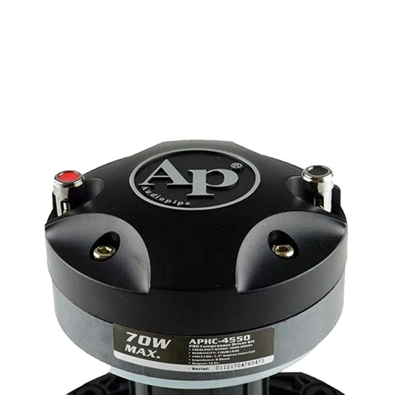 Audiopipe 70W Pro Compressor Driver Kit 4.5" Compression Driver with ABS Horn