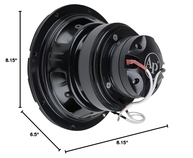Audiopipe Marine Audio 8" 125W RMS 4 Ohm Compression Driver Speaker APMS-T836H
