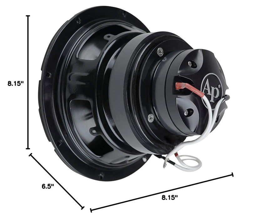 Audiopipe Marine Audio 8" 250W Peak 4 Ohm Compression Driver Speaker APMS-T836H