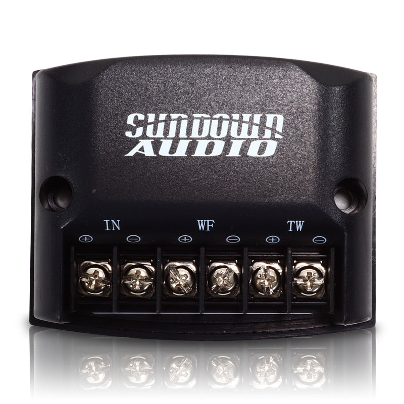 Sundown Car Audio E-Series 6.5" 100W RMS 4 Ohm 2-Way Component Speakers E-6.5CS