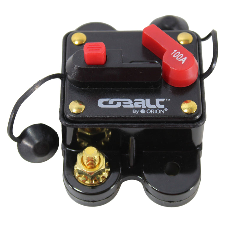 Cobalt 100 Amperes 12V - 24VDC Circuit Breaker w/ Manual Reset and Power Protect
