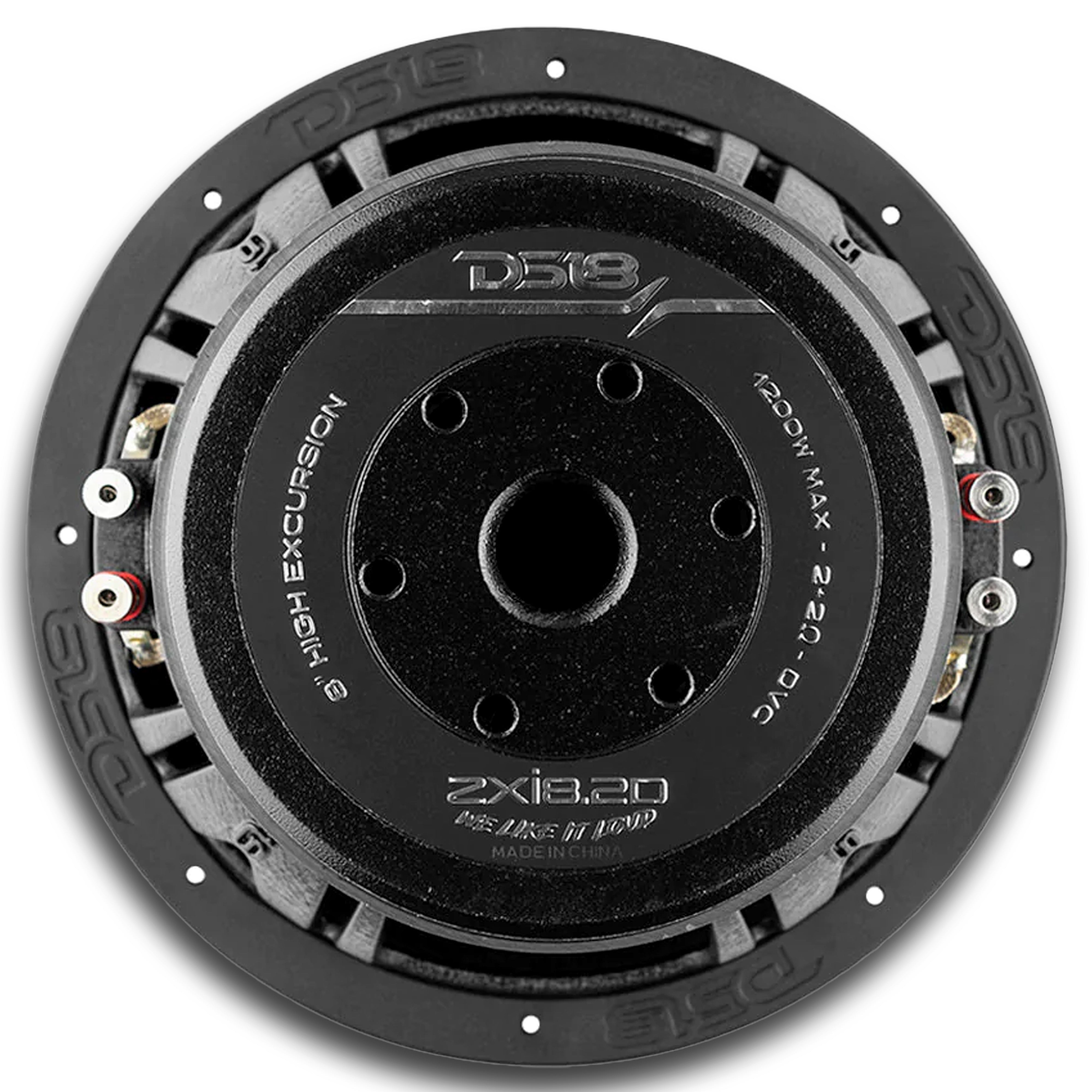 DS18 Car Audio 8 High Excursion Subwoofer 1200 Watt Dual 2 Ohm VC