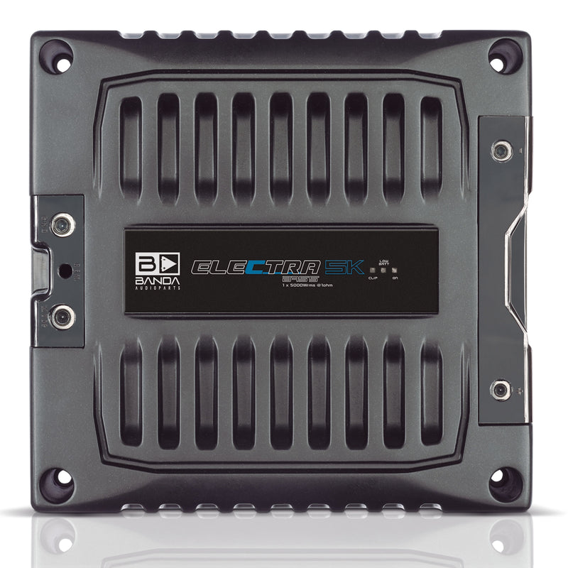 Banda 5000 Watt 1-Ohm Monoblock ELECTRA Line Aluminum Brazilian Bass Amplifier