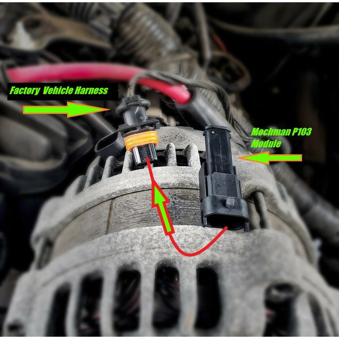 2-Pin RVC Bypass Module For Factory 2005 and Newer GM Vehicles Mechman P103