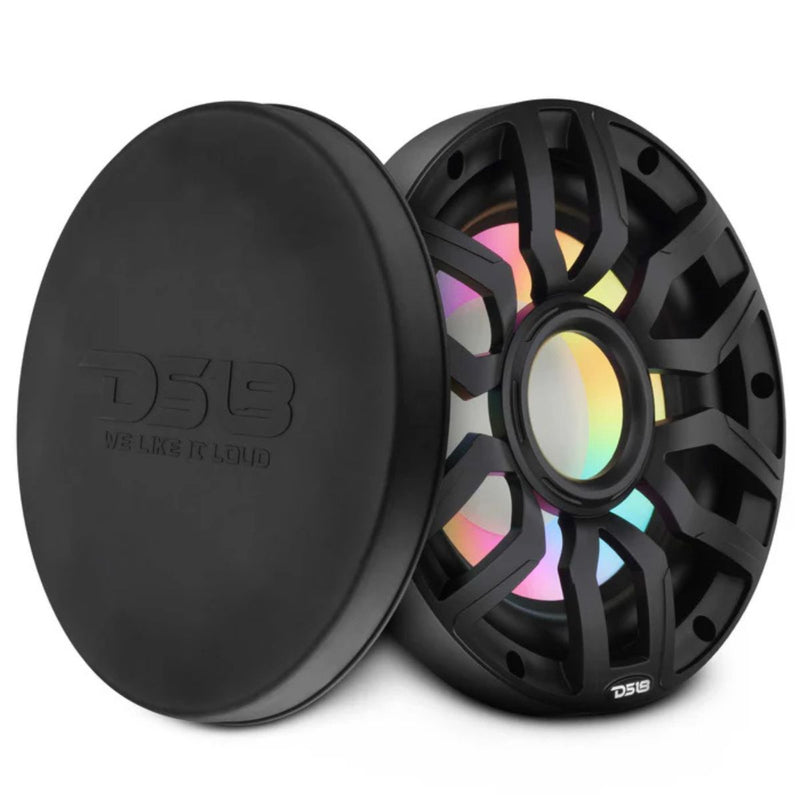 10" 500 Watt RMS 4 Ohm Marine Subwoofer w/ LED DS18 NXL-iQ10SUB Black