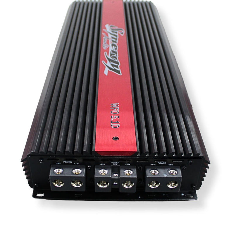 Synergy 7200 Watts RMS 1-Ohm Monoblock Class D Korean Amplifier WFO 5.1D