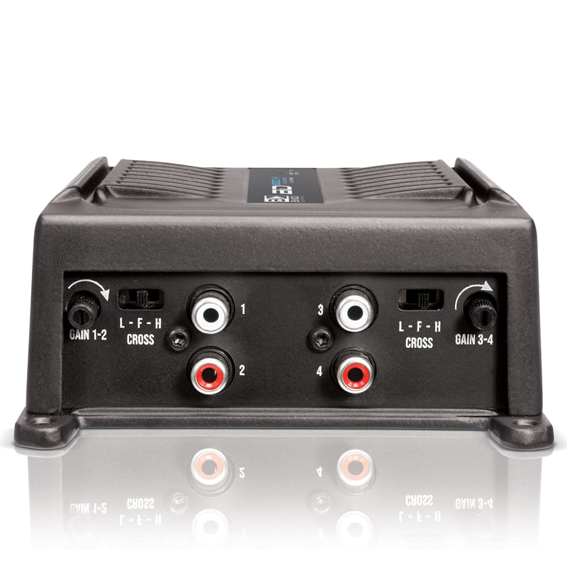 Banda Pocket Series Compact 800 Watt 1-Ohm 4 Ch Brazilian Amplifier BD-800.4-1