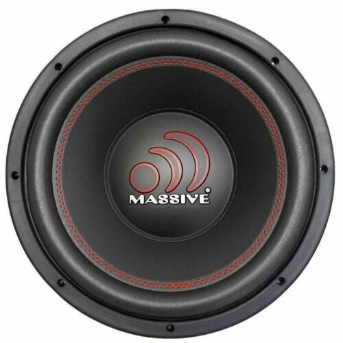 Massive Audio 12" 1000 Watt Subwoofer Dual 4 Ohm Voice Coil MMA124