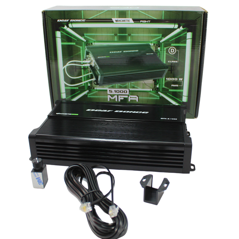 Deaf Bonce 980 Watts RMS 2-Ohm 5-Channel Class-D Machete Amplifier Full Range