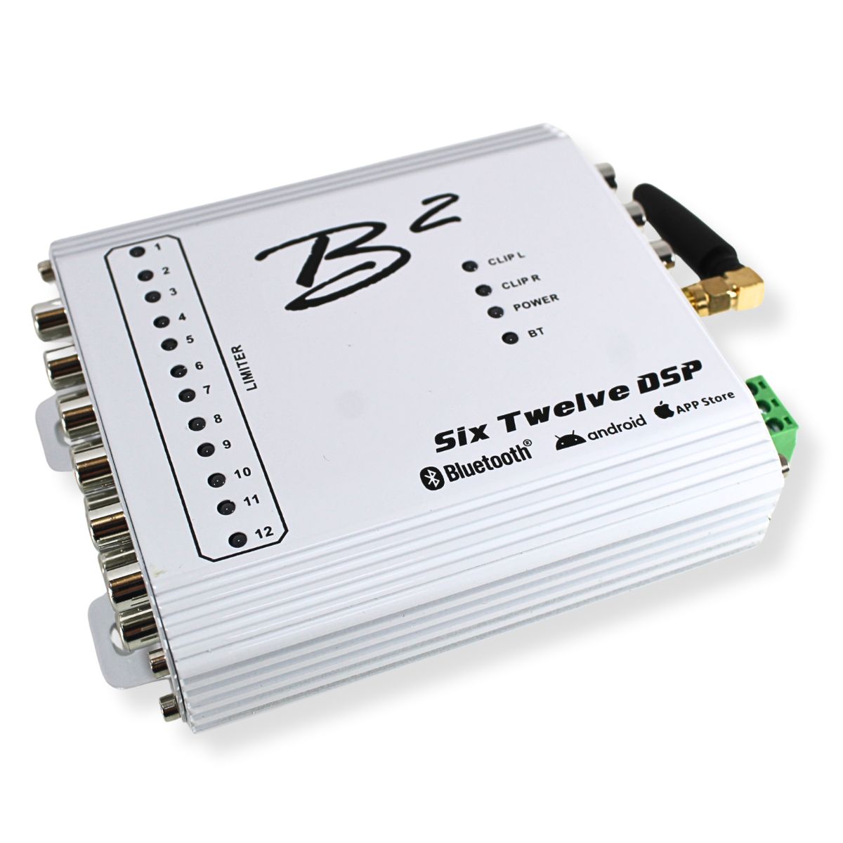 B2 Audio SIX TWELVE White 12-Channel DSP Bluetooth 96kHz 32-Bit