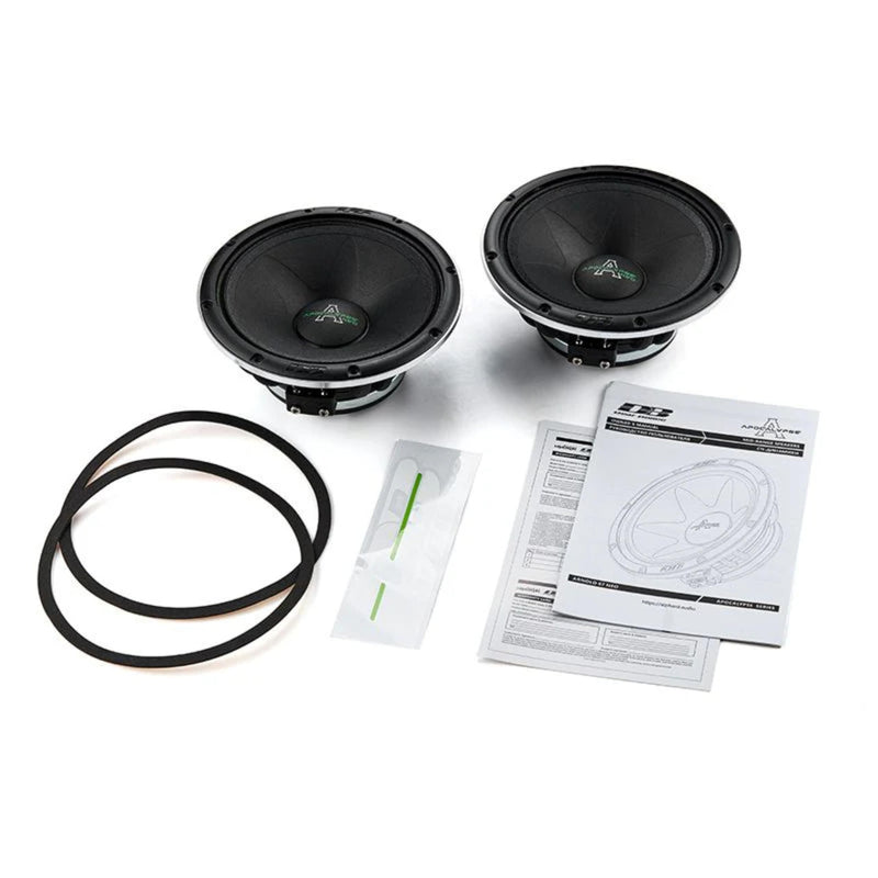 Deaf Bonce 6.5" 300W RMS 4-Ohm Apocalypse Mid Range Speakers Set
