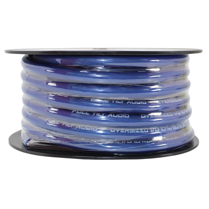 Full Tilt Audio 0 Gauge CCA Power/Ground Wire Blue Lot Cut By The Foot
