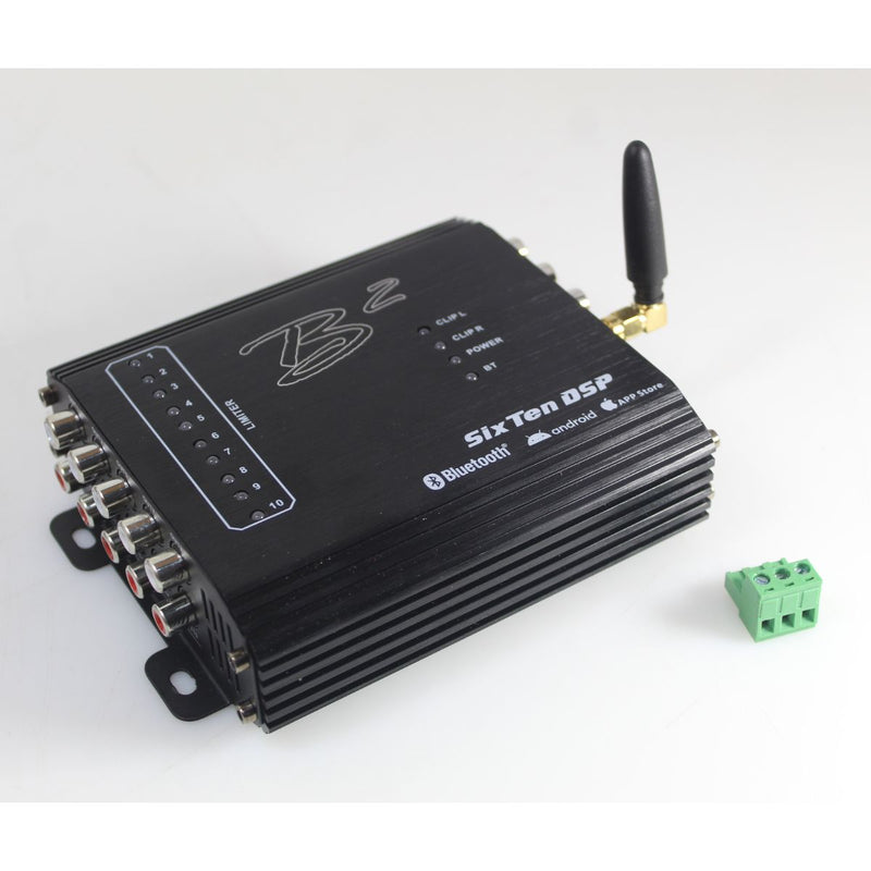 B2 Audio Black 4v 10 Channel DSP with Bluetooth iOS/Android App Bit OPEN BOX