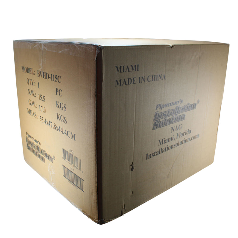 Single 15” Vented Carpeted Subwoofer Box Made with Heavy-Duty MDF Construction