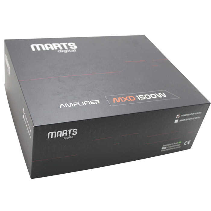 Marts Digital MXD Series Monoblock 1.5K 1 Ohm Full Range Amplifier MXD-1500-1-V2