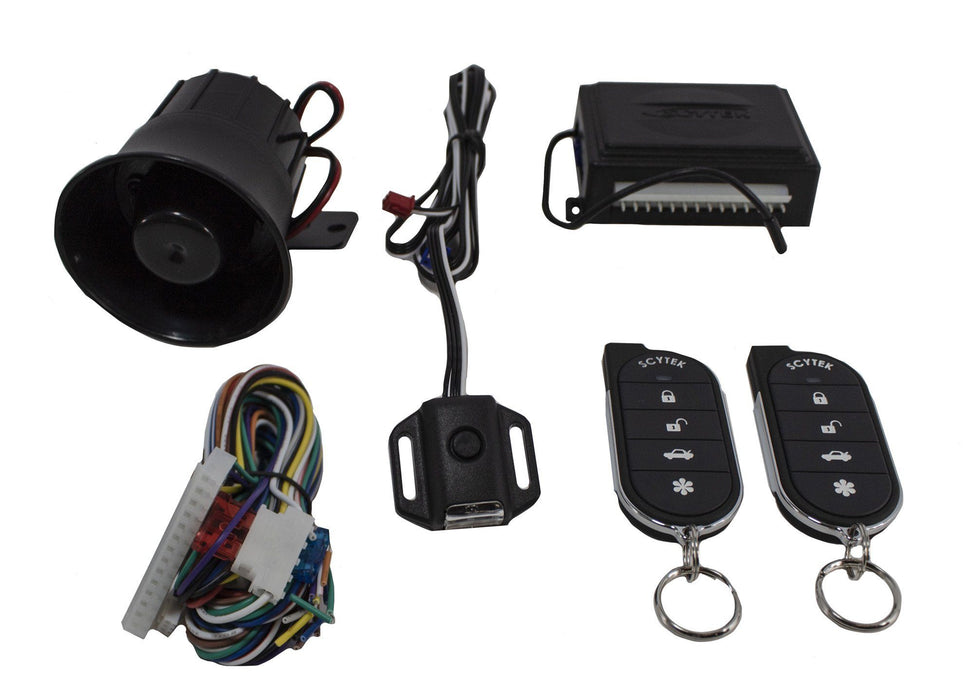 Car Alarm Anti Theft Security System G27 Scytek + 2 x Power Door Lock Actuators