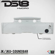 DS18 Molded Soundbar for Jeep Wrangler Gray LED Car Audio Sound Bar JK JKU - Big Jeff Online Inc