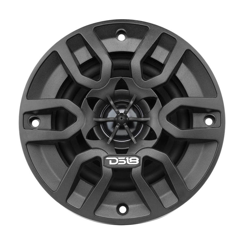 DS18 Hydro 4" 300 Watts 4 Ohm 2-Way Marine Speakers Black Pair MP4