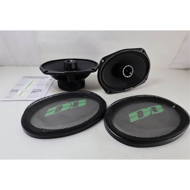 Deaf Bonce 6X9" Coaxial 200W RMS 4-Ohm Apocalypse Speakers W/ Grills OPEN BOX