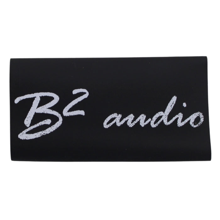 B2 Audio 10 Pack of 0 Gauge Black Heat Shrink with B2 Audio Logo
