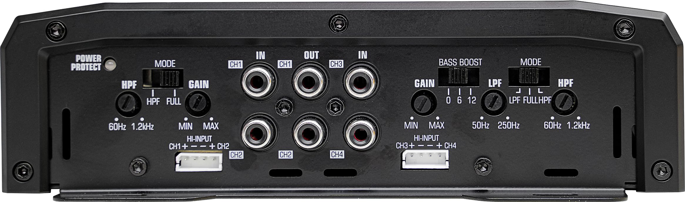 Audiopipe APXL 4-Channel 1400W 2-Ohm Full Range Class-AB Amplifier APXL-1400.4