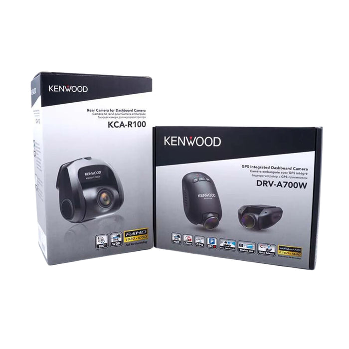 Kenwood Compact HD 2 Megapixel Dashboard Camera With Wi-Fi& GPS W/ Rear Cam