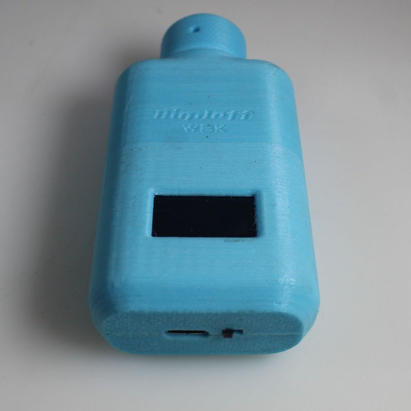 Wireless Bass Knob OLED Display RCA Attenuation & Volt Meter Light Blue OPEN BOX