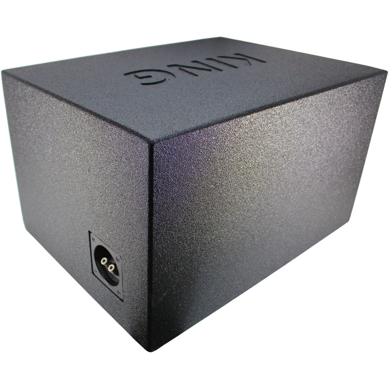 Single 10" SPL Style Side Ported Sprayed Finish Universal King Box | AK-10VLS