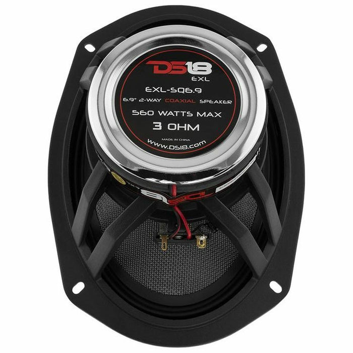 DS18 Pair of EXL-SQ 6x9" + Pair of EXL-SQ 5.25" Speakers Combo 1800 Watts