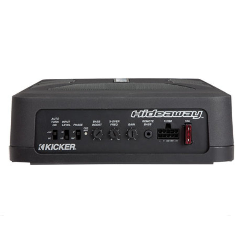 Kicker Hideaway Series 8" 150W RMS Compact Powered Subwoofer with Bass Control