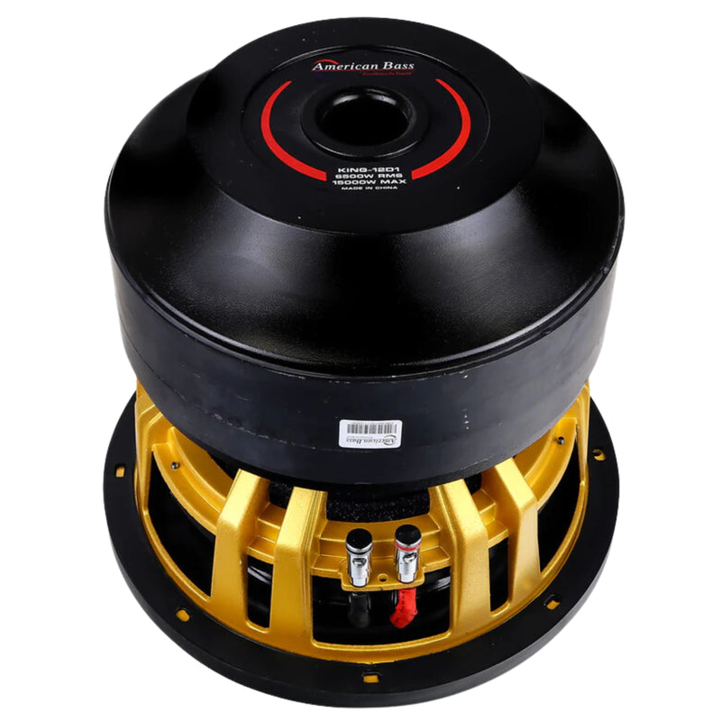 American Bass 12" KING Subwoofer 1 Ohm 6500 watts RMS KING-12D1