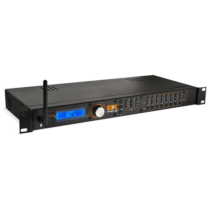Expert Electronics PRO-8 Rack Audio Processor with Bluetooth App 3 In / 8 Out