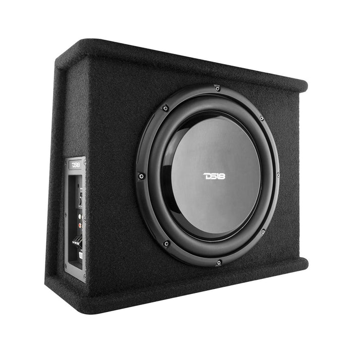 DS18 12" Shallow Subwoofer Bass Package 700 Watts 2 Ohm with Built In Amplifier