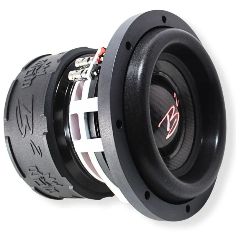 Dual B2 Audio RAMPAGE8-D1-V3 8" 1000W RMS Subs with RAGE 2300.2 Amp
