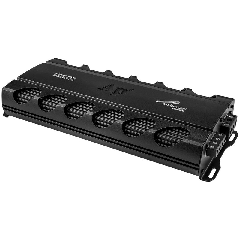 Audiopipe 1500 w 1 Ch 1-Ohm Class-D Car Audio Monoblock Amplifier APMQ-15001