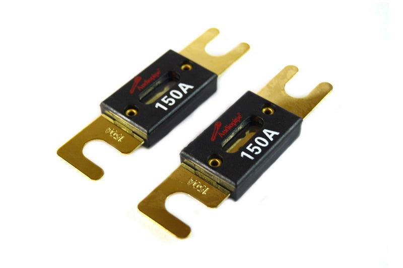 Audiopipe 150 Amp 32V Gold Plated ANL Car Audio Fuse Pair / AP-ANL-150A