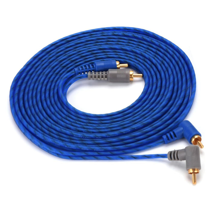 8 Gauge Blue CCA Soft Rubber Complete Amplifier Wire Kit Orion Cobalt Series